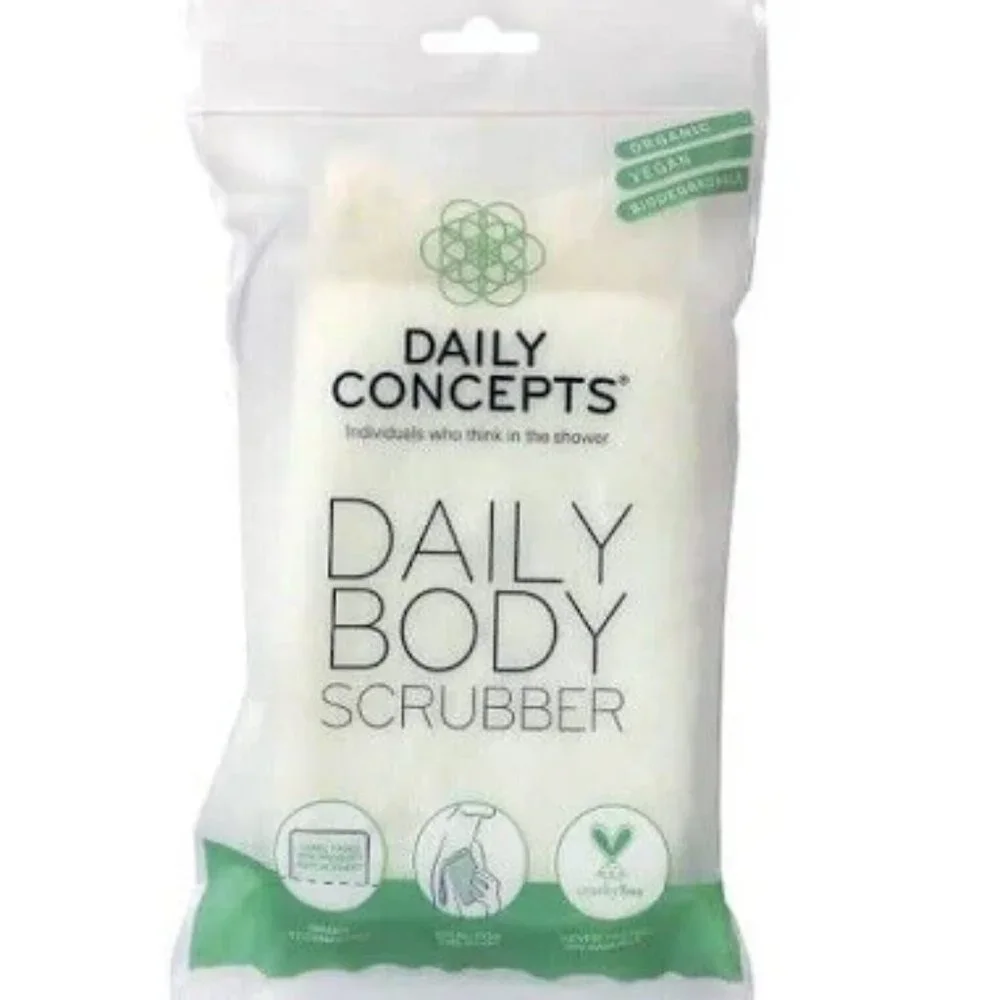 DAILY CONCEPTS Daily Body Scrubber (BRAND NEW & SEALED‎ IN PACKAGE!)